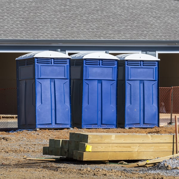 is there a specific order in which to place multiple portable restrooms in Bluffton SC